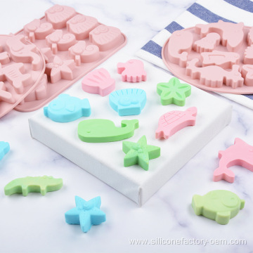 Resistant Square Design Plastic Chocolate Mold